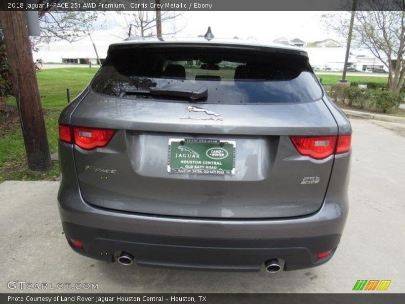 Corris Grey Metallic / Ebony 2018 Jaguar F-PACE 25t AWD Premium