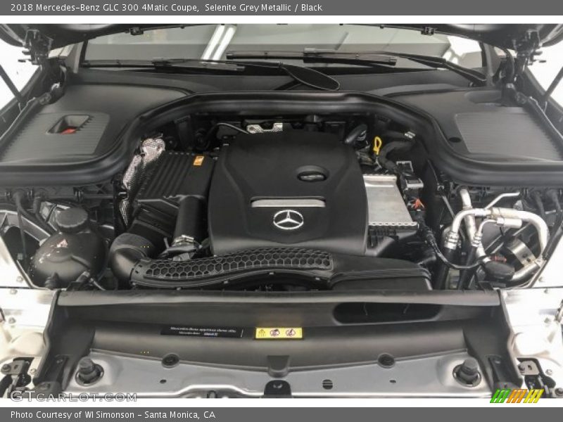 Selenite Grey Metallic / Black 2018 Mercedes-Benz GLC 300 4Matic Coupe
