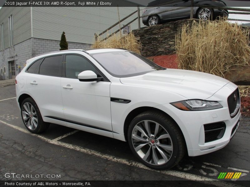 Fuji White / Ebony 2018 Jaguar F-PACE 30t AWD R-Sport