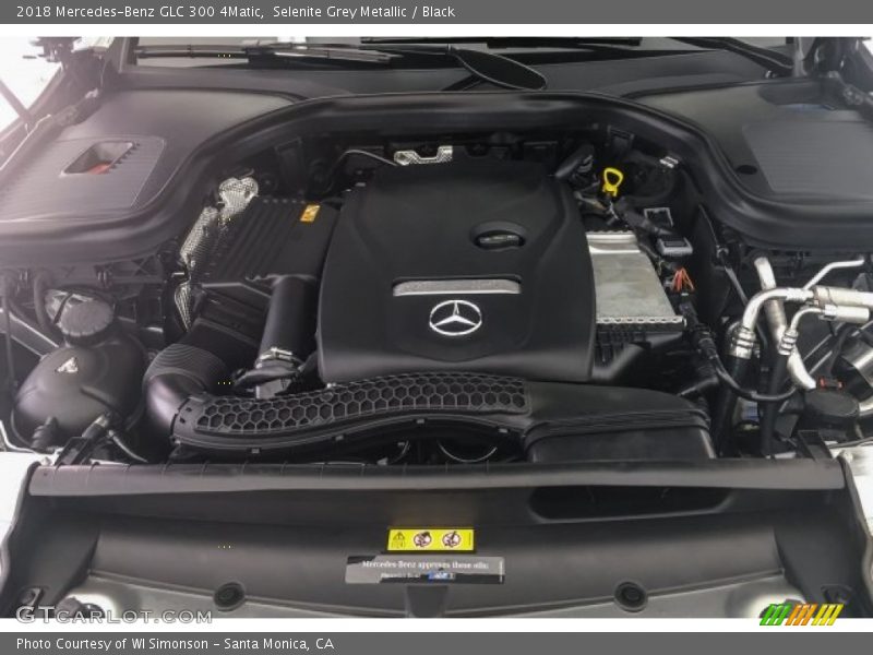 Selenite Grey Metallic / Black 2018 Mercedes-Benz GLC 300 4Matic