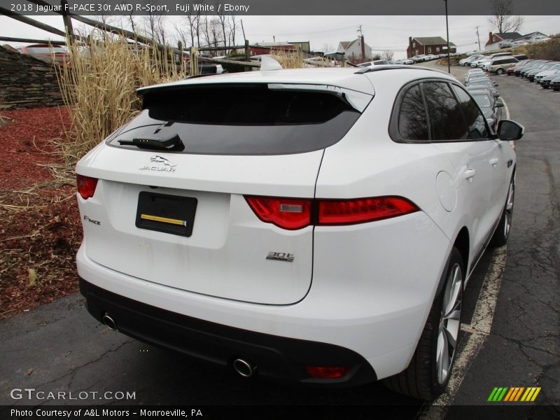 Fuji White / Ebony 2018 Jaguar F-PACE 30t AWD R-Sport