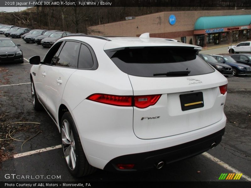 Fuji White / Ebony 2018 Jaguar F-PACE 30t AWD R-Sport