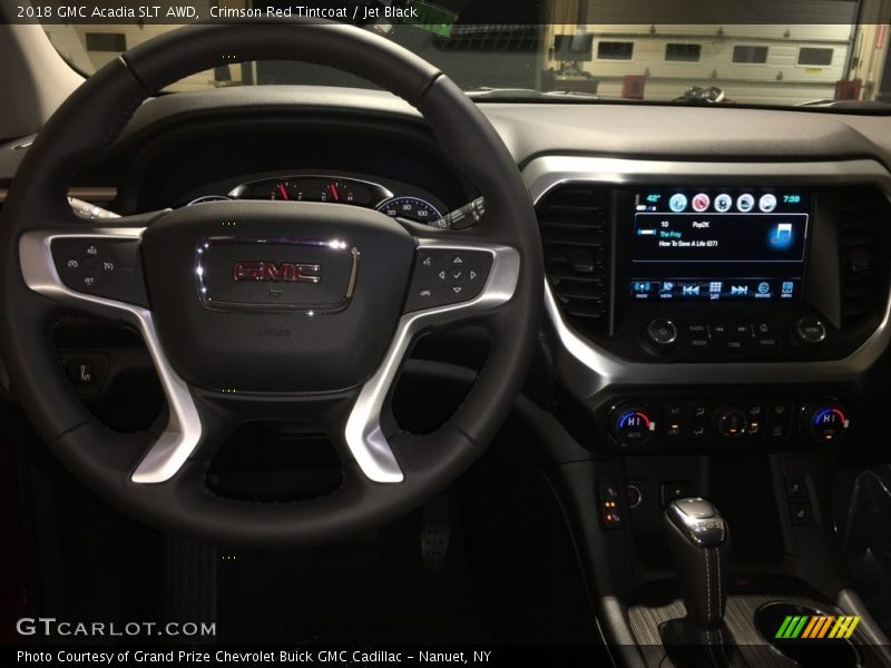 Crimson Red Tintcoat / Jet Black 2018 GMC Acadia SLT AWD