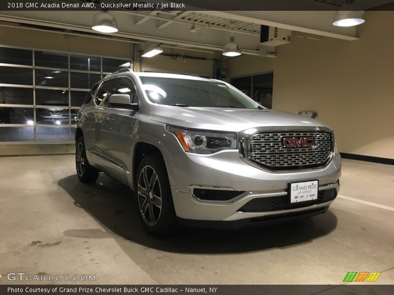 Quicksilver Metallic / Jet Black 2018 GMC Acadia Denali AWD