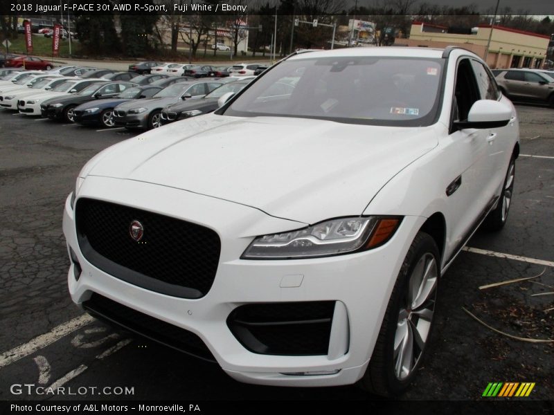 Fuji White / Ebony 2018 Jaguar F-PACE 30t AWD R-Sport