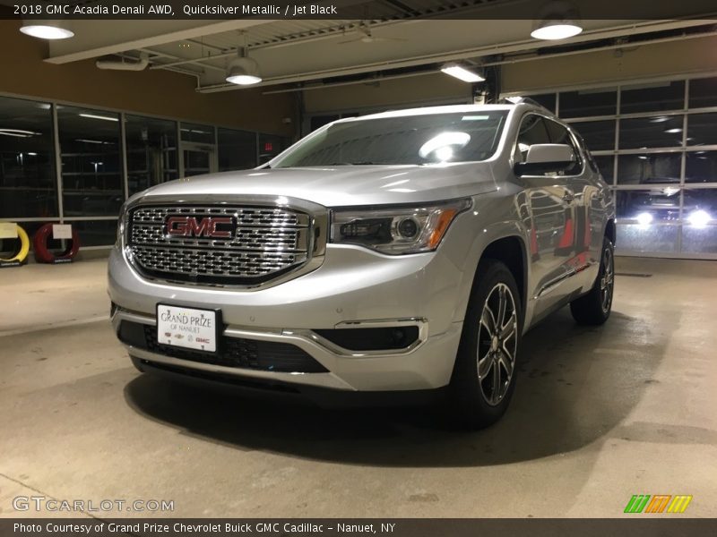 Quicksilver Metallic / Jet Black 2018 GMC Acadia Denali AWD