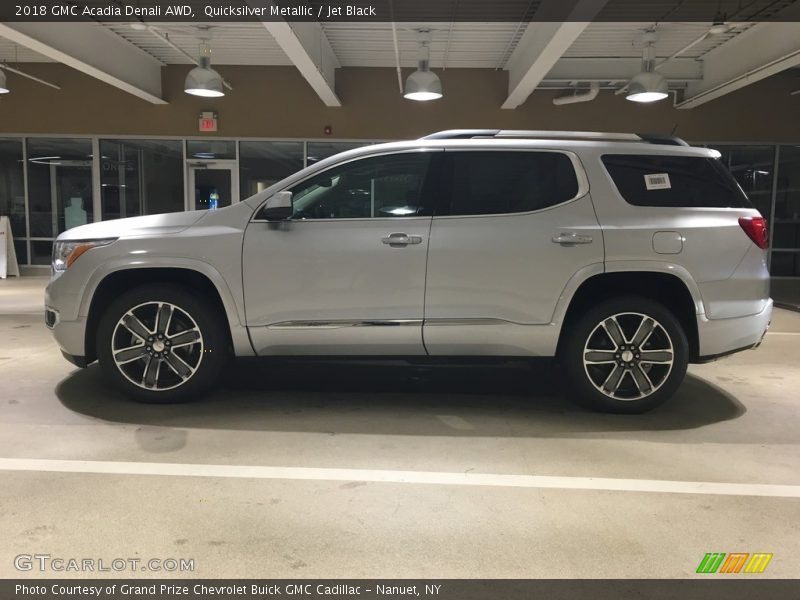 Quicksilver Metallic / Jet Black 2018 GMC Acadia Denali AWD