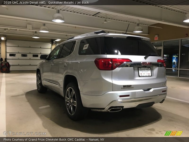 Quicksilver Metallic / Jet Black 2018 GMC Acadia Denali AWD
