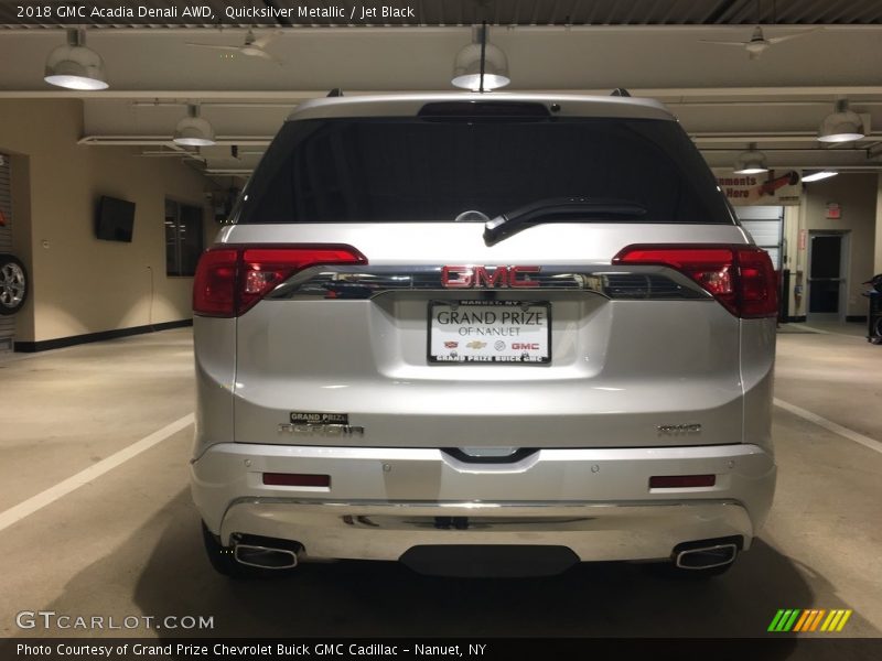 Quicksilver Metallic / Jet Black 2018 GMC Acadia Denali AWD
