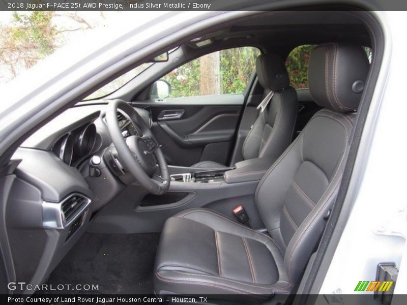 Indus Silver Metallic / Ebony 2018 Jaguar F-PACE 25t AWD Prestige