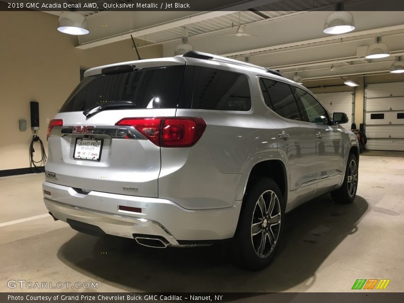Quicksilver Metallic / Jet Black 2018 GMC Acadia Denali AWD