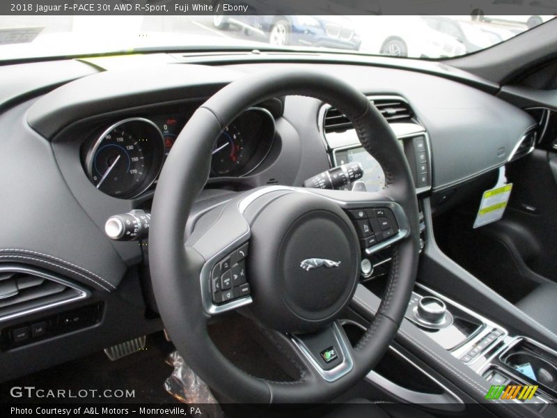 Fuji White / Ebony 2018 Jaguar F-PACE 30t AWD R-Sport