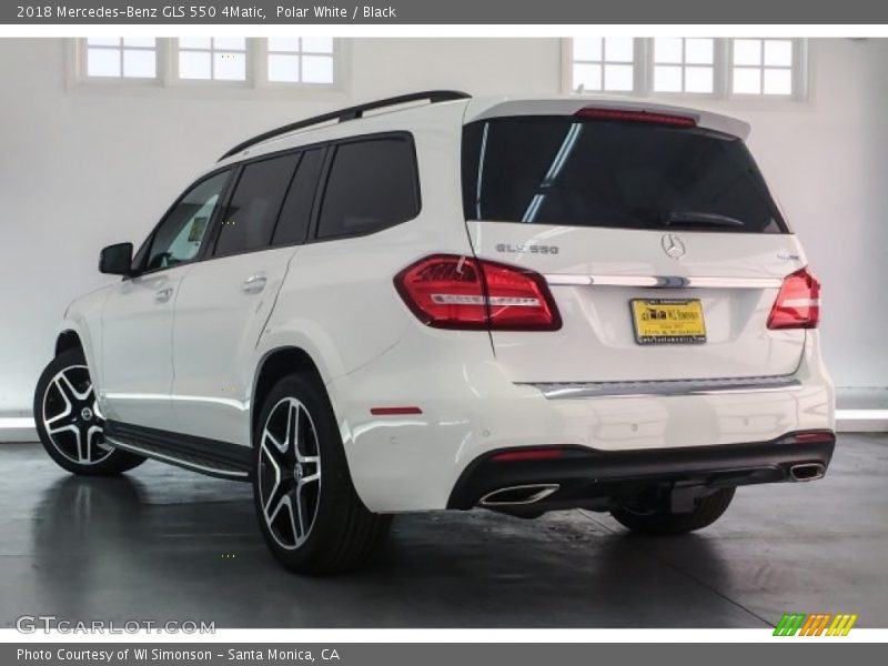 Polar White / Black 2018 Mercedes-Benz GLS 550 4Matic