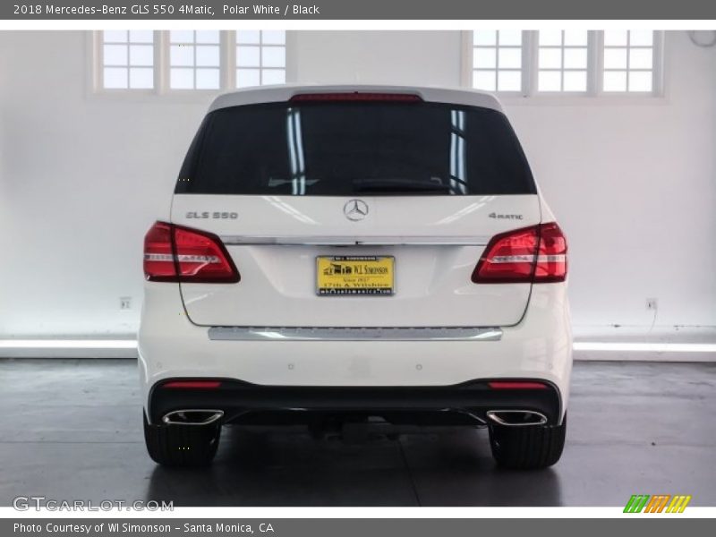 Polar White / Black 2018 Mercedes-Benz GLS 550 4Matic