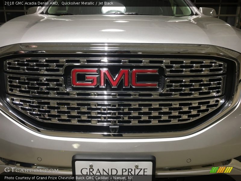 Quicksilver Metallic / Jet Black 2018 GMC Acadia Denali AWD