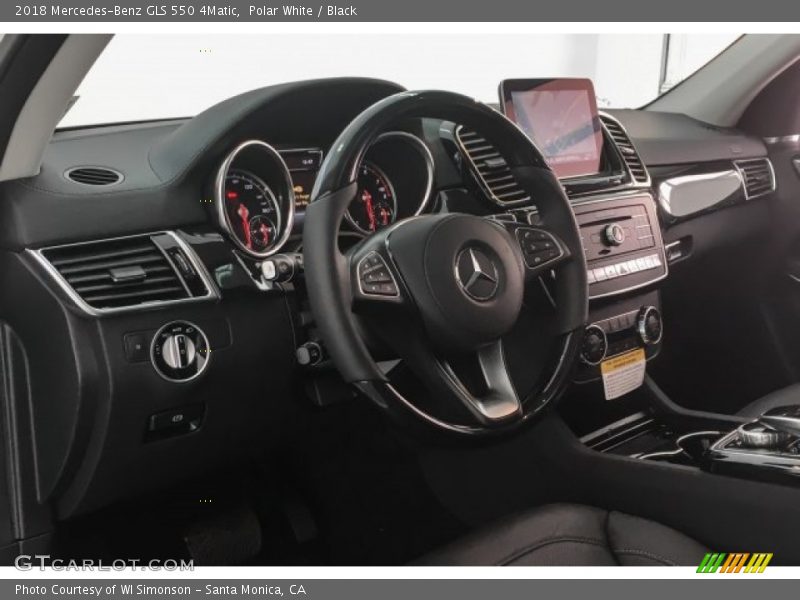 Polar White / Black 2018 Mercedes-Benz GLS 550 4Matic