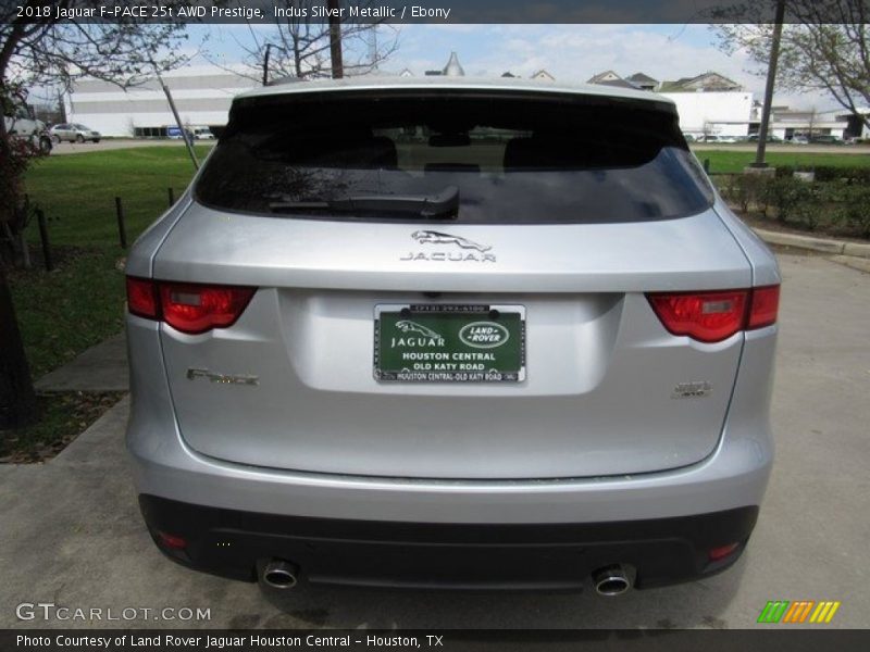 Indus Silver Metallic / Ebony 2018 Jaguar F-PACE 25t AWD Prestige