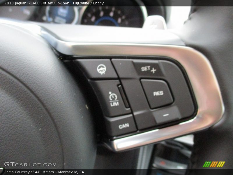 Fuji White / Ebony 2018 Jaguar F-PACE 30t AWD R-Sport