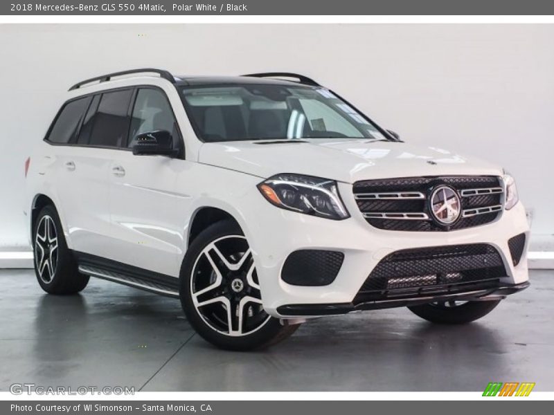 Polar White / Black 2018 Mercedes-Benz GLS 550 4Matic