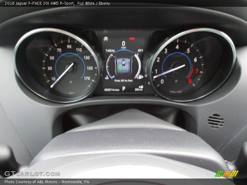 Fuji White / Ebony 2018 Jaguar F-PACE 30t AWD R-Sport