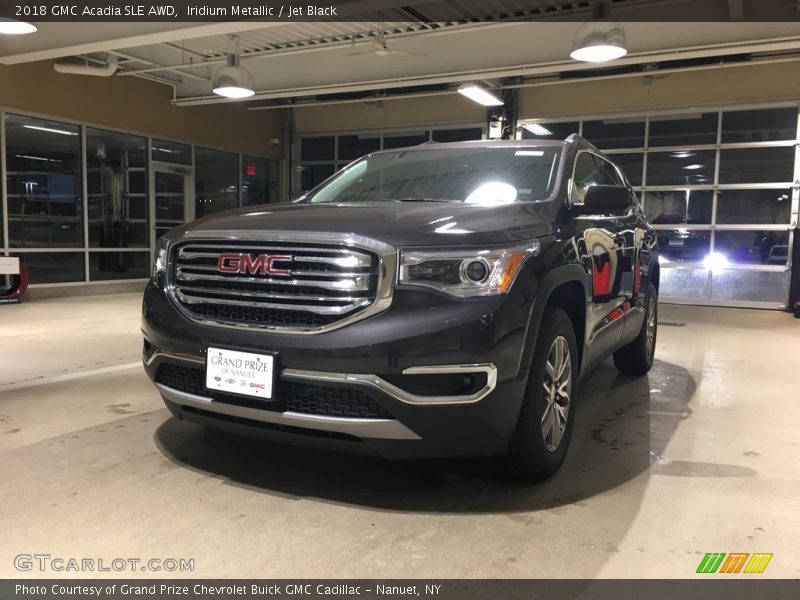 Iridium Metallic / Jet Black 2018 GMC Acadia SLE AWD
