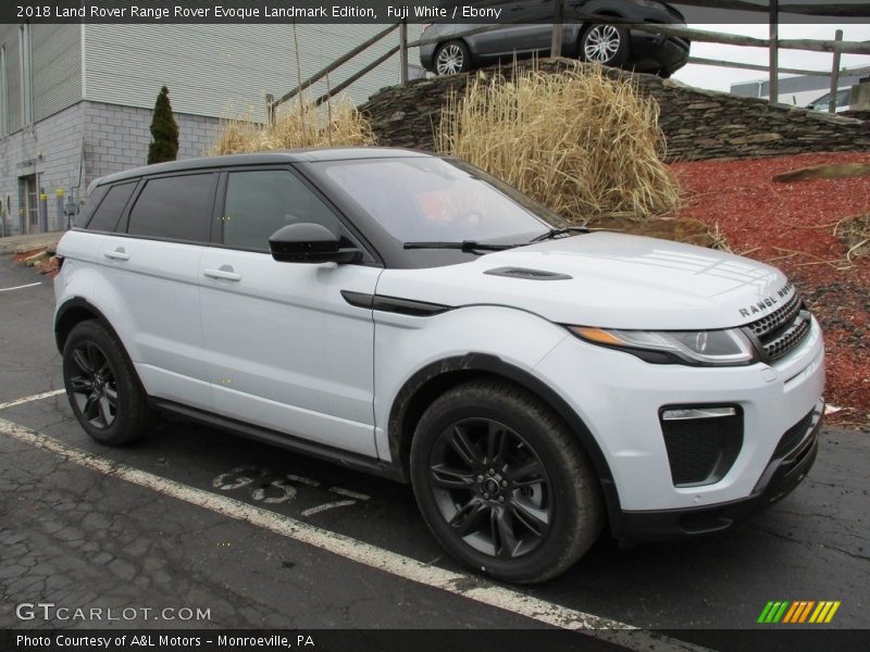 Front 3/4 View of 2018 Range Rover Evoque Landmark Edition