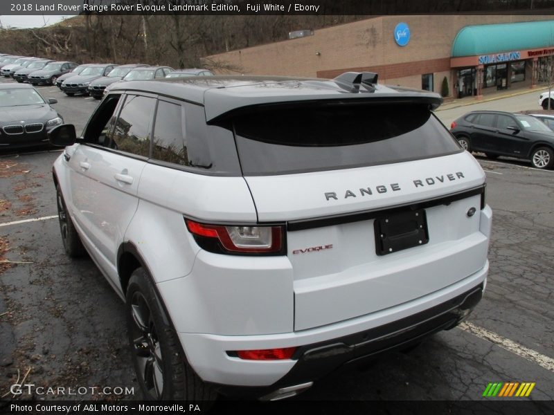 Fuji White / Ebony 2018 Land Rover Range Rover Evoque Landmark Edition