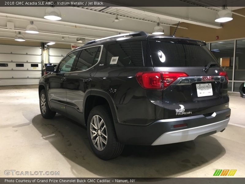 Iridium Metallic / Jet Black 2018 GMC Acadia SLE AWD