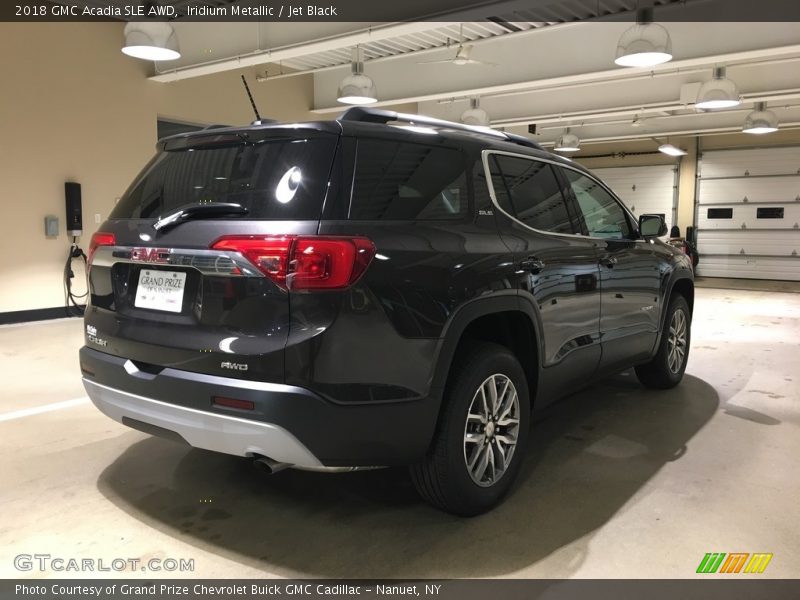 Iridium Metallic / Jet Black 2018 GMC Acadia SLE AWD