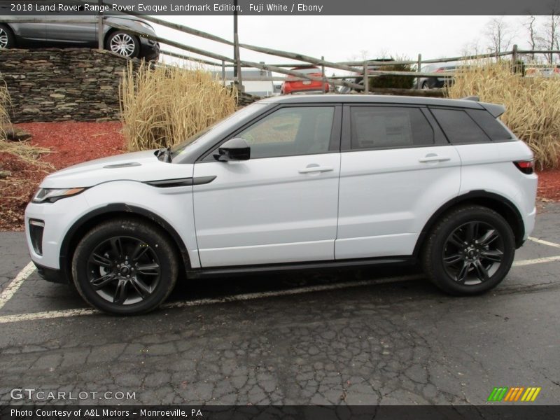  2018 Range Rover Evoque Landmark Edition Fuji White
