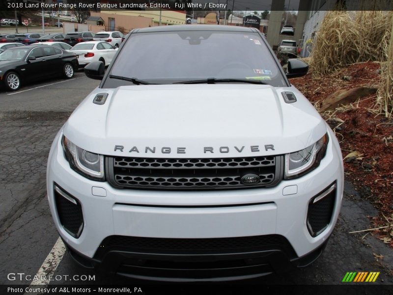 Fuji White / Ebony 2018 Land Rover Range Rover Evoque Landmark Edition