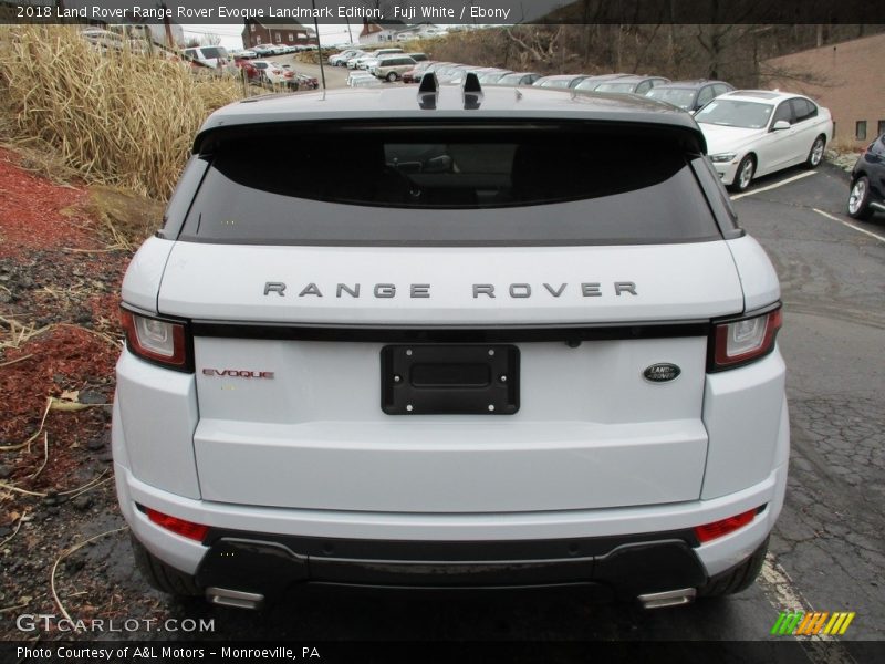 Fuji White / Ebony 2018 Land Rover Range Rover Evoque Landmark Edition