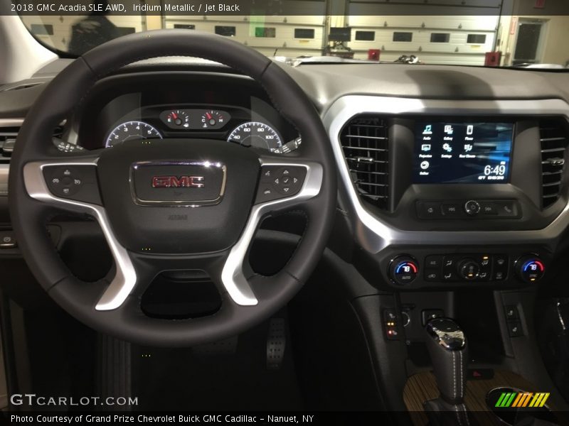 Iridium Metallic / Jet Black 2018 GMC Acadia SLE AWD