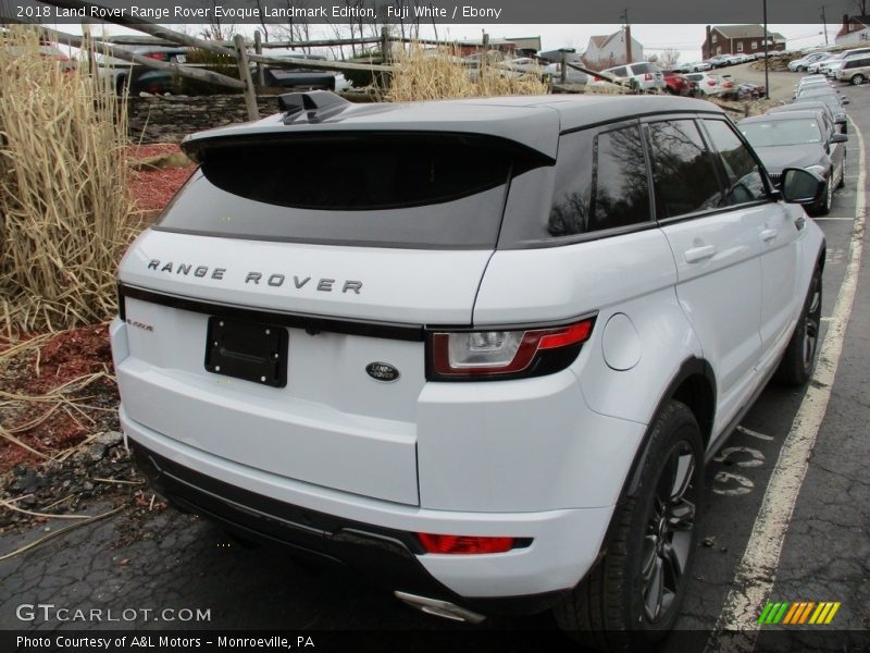 Fuji White / Ebony 2018 Land Rover Range Rover Evoque Landmark Edition