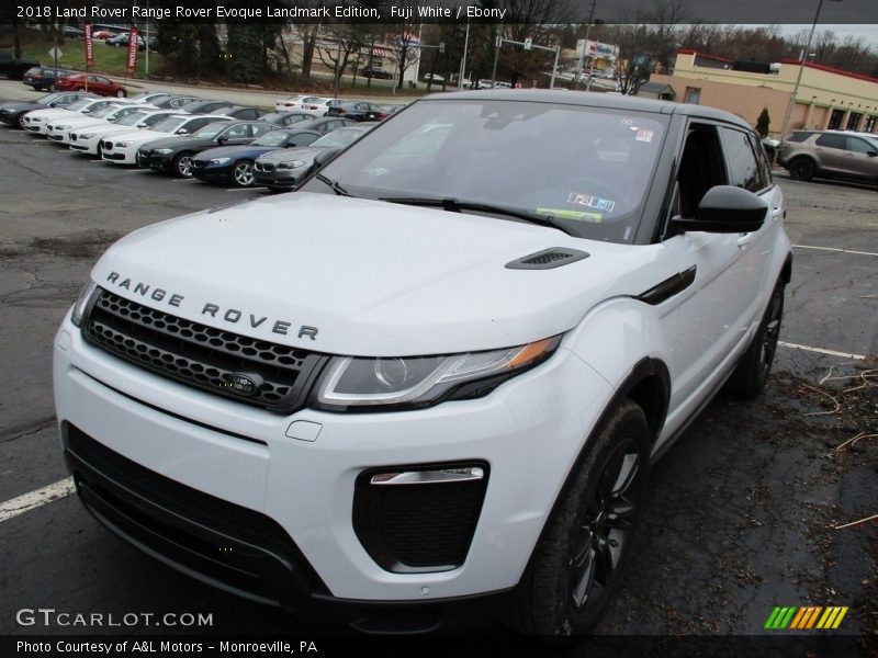 Fuji White / Ebony 2018 Land Rover Range Rover Evoque Landmark Edition