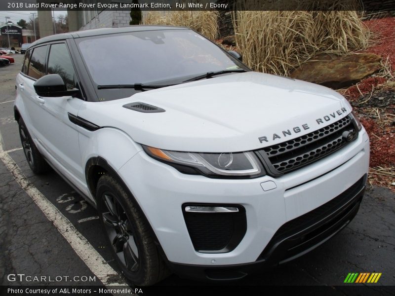 Fuji White / Ebony 2018 Land Rover Range Rover Evoque Landmark Edition