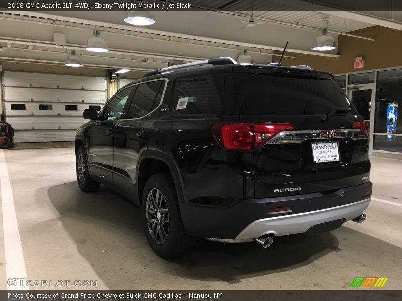 Ebony Twilight Metallic / Jet Black 2018 GMC Acadia SLT AWD