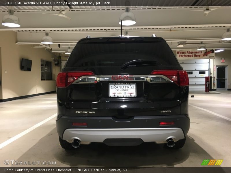 Ebony Twilight Metallic / Jet Black 2018 GMC Acadia SLT AWD