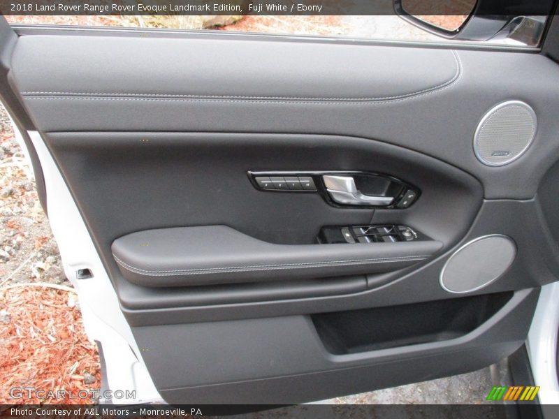 Fuji White / Ebony 2018 Land Rover Range Rover Evoque Landmark Edition