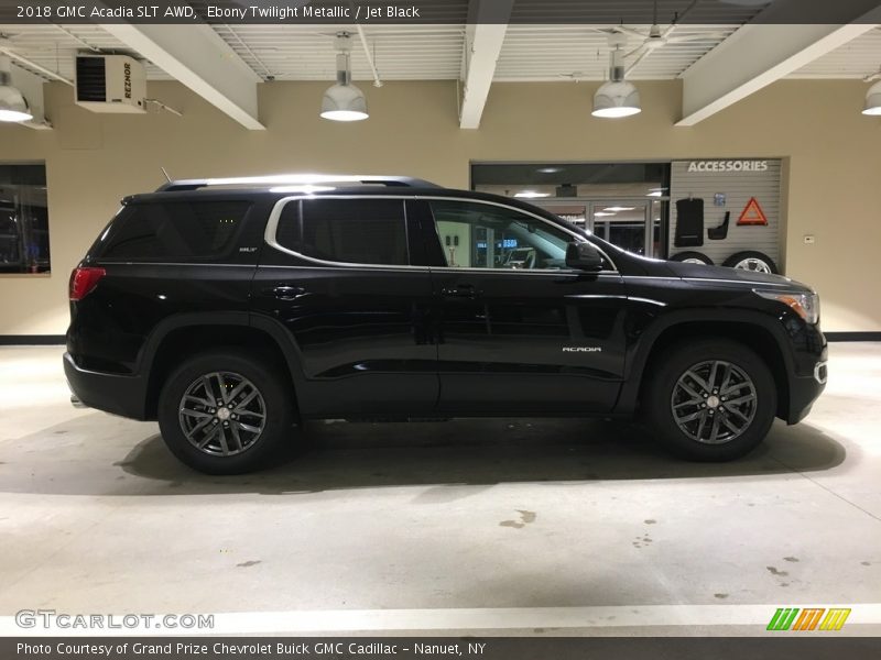 Ebony Twilight Metallic / Jet Black 2018 GMC Acadia SLT AWD