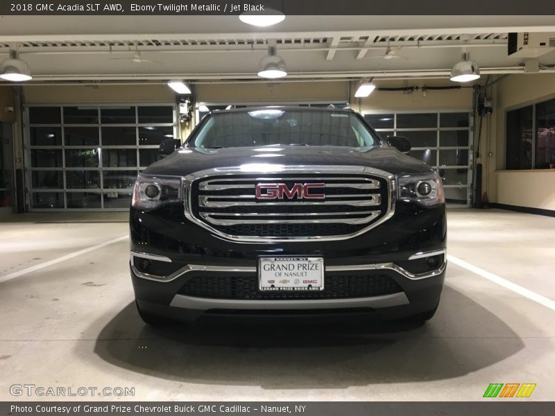 Ebony Twilight Metallic / Jet Black 2018 GMC Acadia SLT AWD