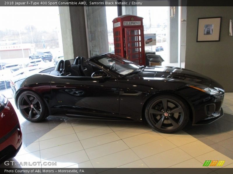  2018 F-Type 400 Sport Convertible AWD Santorini Black Metallic