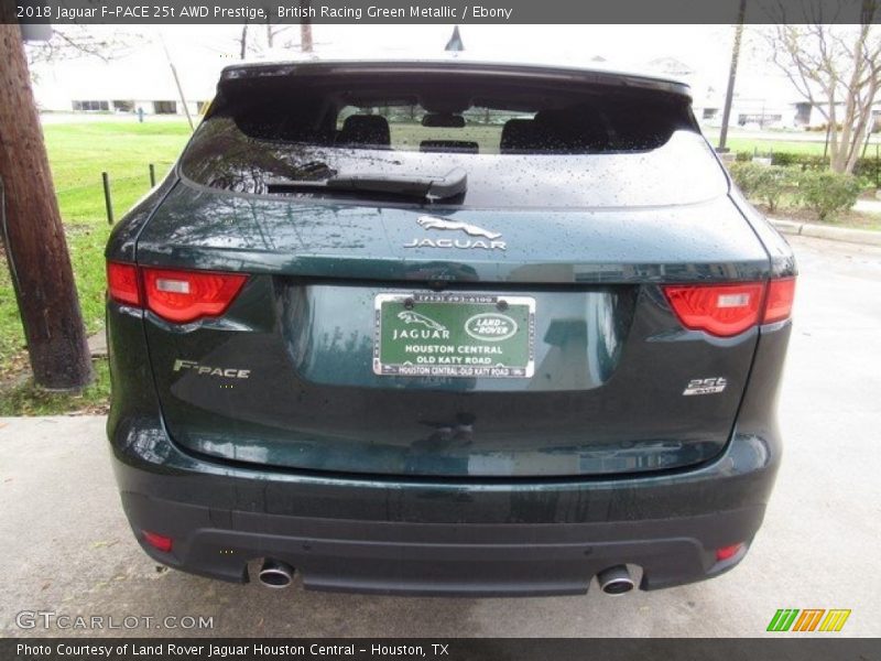 British Racing Green Metallic / Ebony 2018 Jaguar F-PACE 25t AWD Prestige