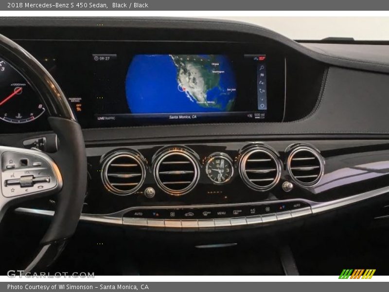 Black / Black 2018 Mercedes-Benz S 450 Sedan