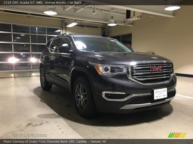 Iridium Metallic / Jet Black 2018 GMC Acadia SLT AWD