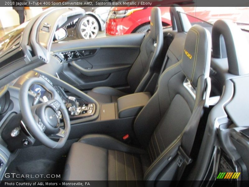 Front Seat of 2018 F-Type 400 Sport Convertible AWD