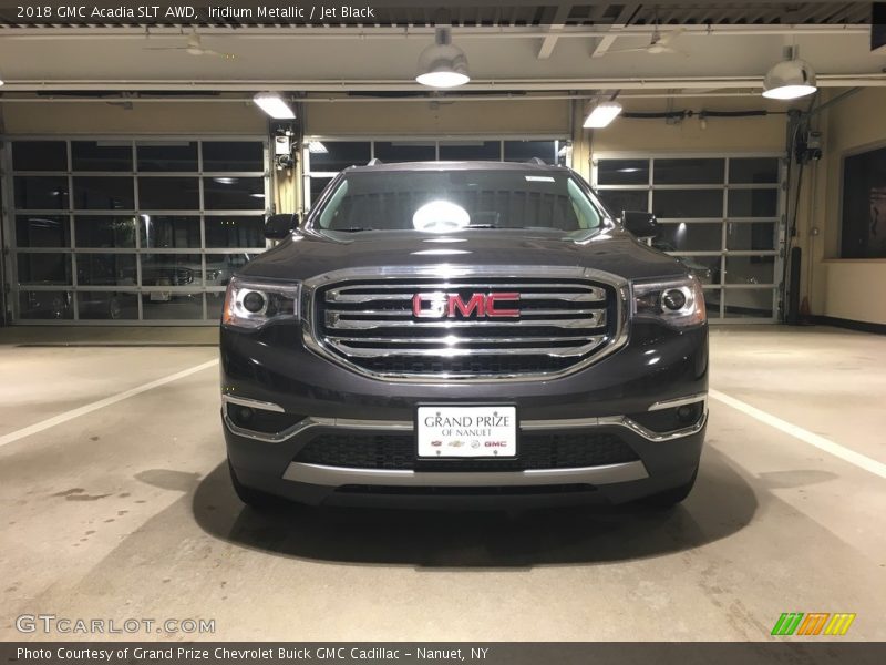 Iridium Metallic / Jet Black 2018 GMC Acadia SLT AWD