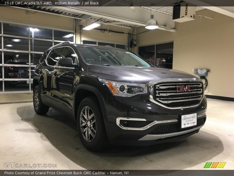 Iridium Metallic / Jet Black 2018 GMC Acadia SLT AWD