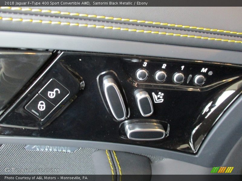 Controls of 2018 F-Type 400 Sport Convertible AWD