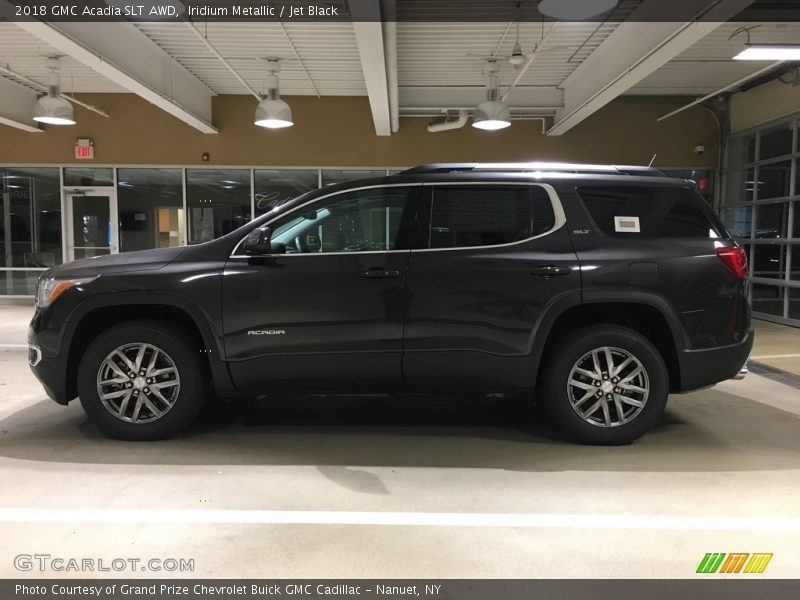 Iridium Metallic / Jet Black 2018 GMC Acadia SLT AWD